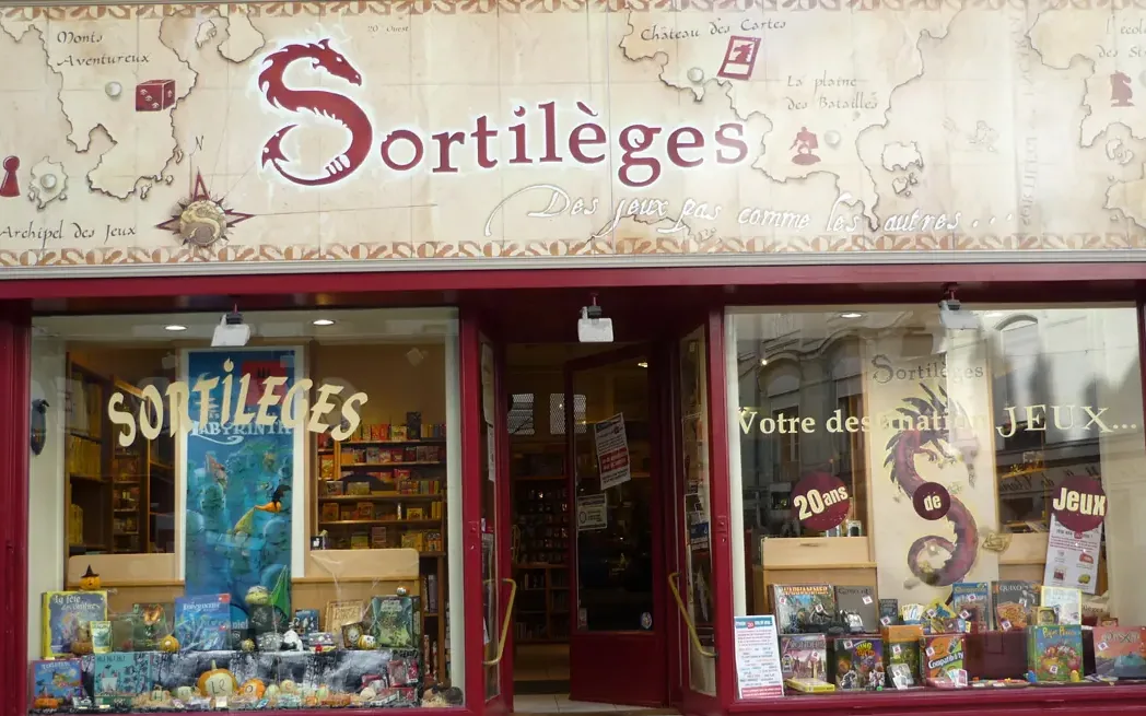 Devanture de Sortilèges Angers