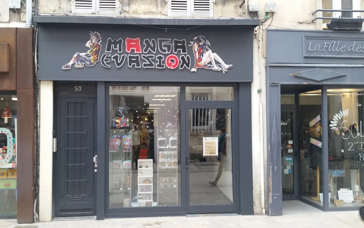 Devanture de Manga Evasion