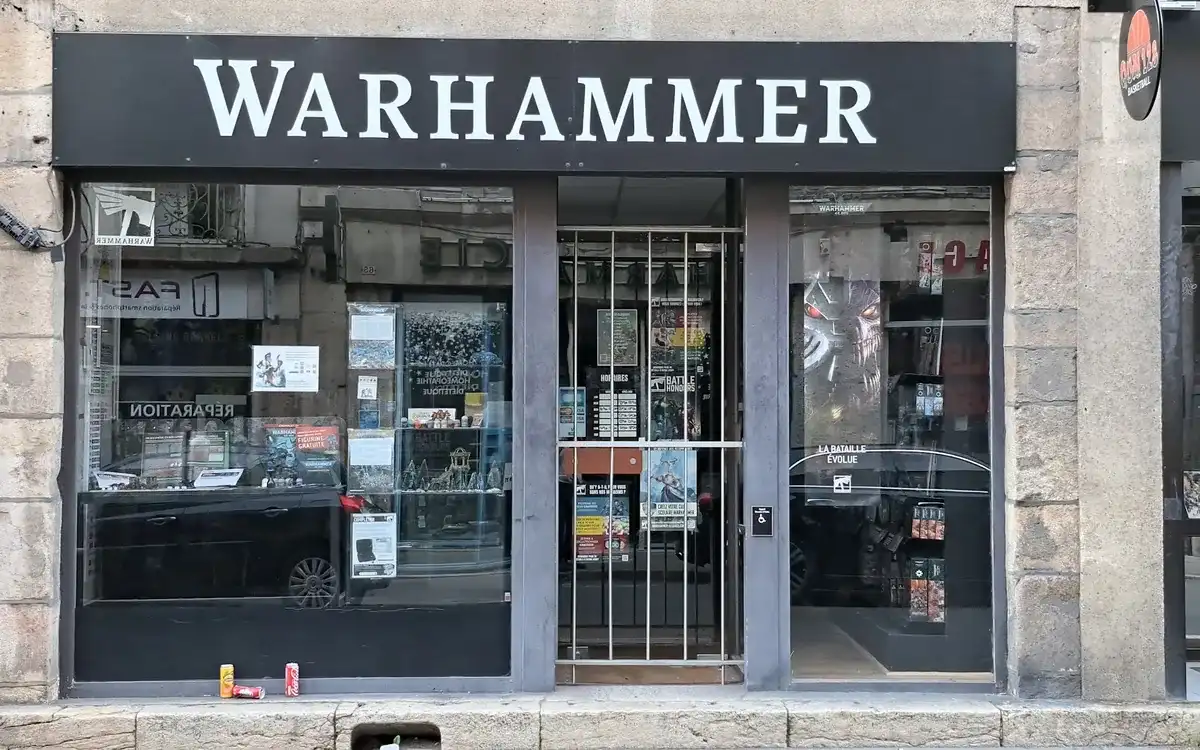 Devanture de Warhammer Dijon