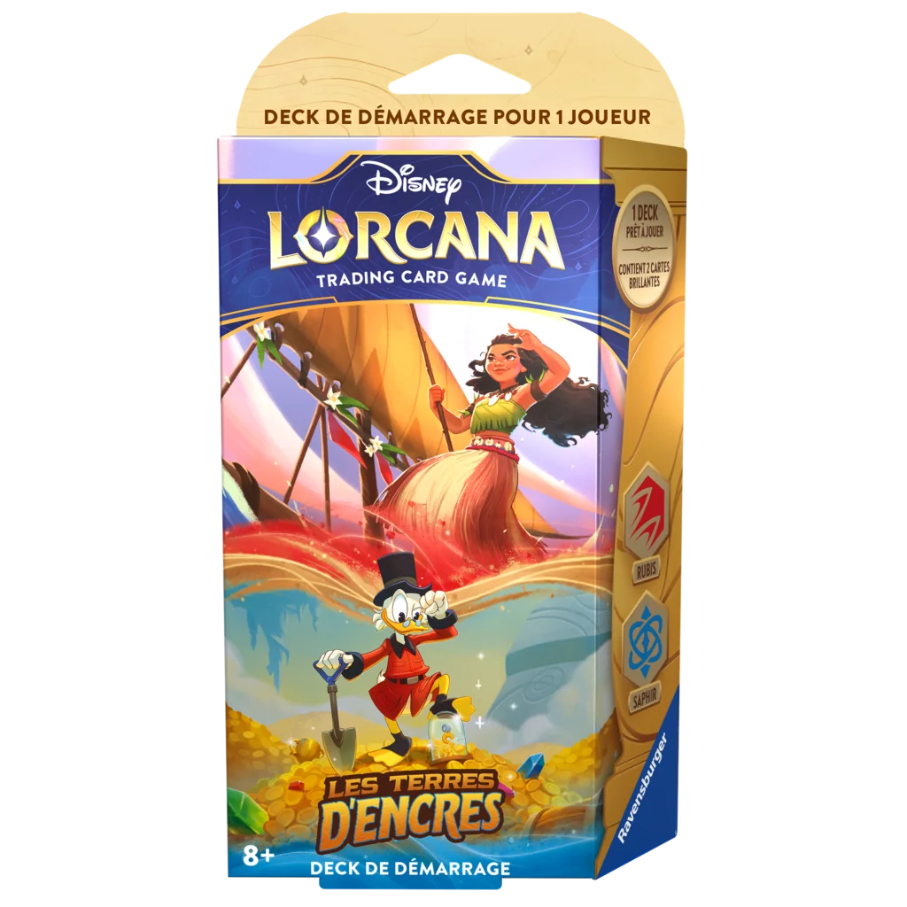 Deck Lorcana Vaiana et Picsou
