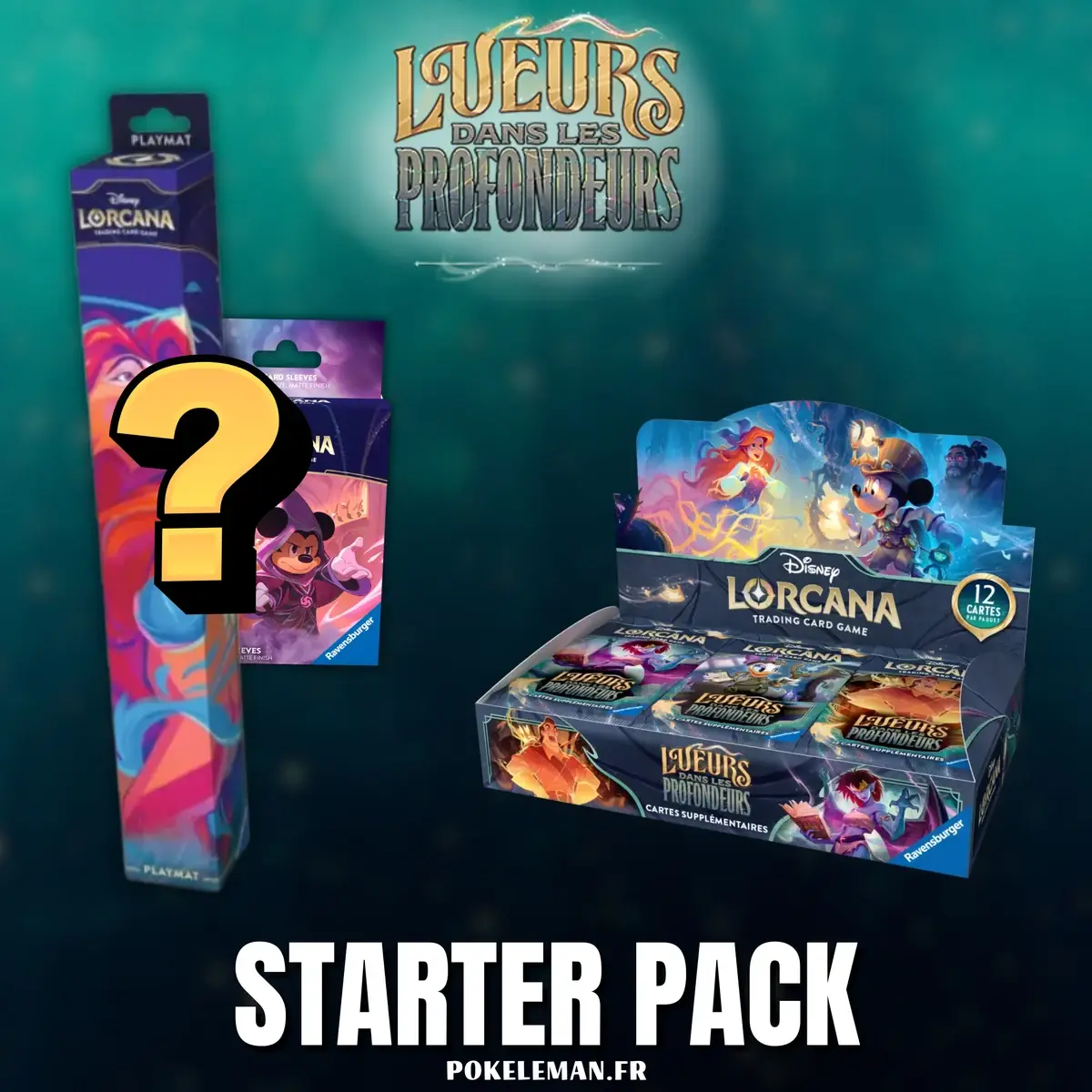 STARTER PACK - Disney Lorcana - Chapitre 10 - … les Profondeurs 🇫🇷