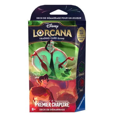 Deck Lorcana Cruella et Aladdin