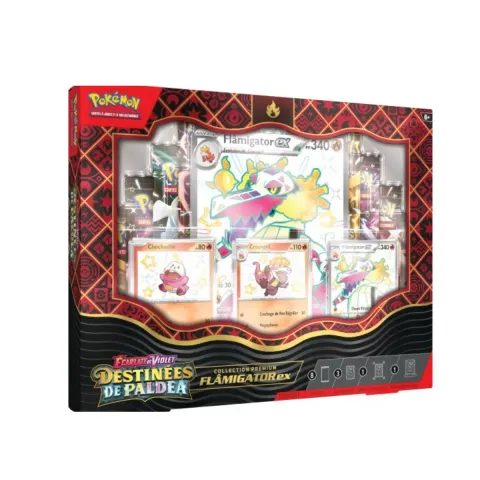 Coffret Premium EV04.5 Destinées de Paldea - Flâmigator-ex