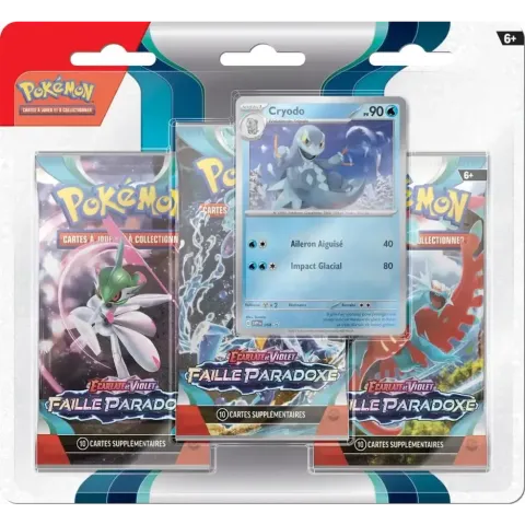 Tripack 3 boosters Écarlate et Violet : Faille Paradoxe