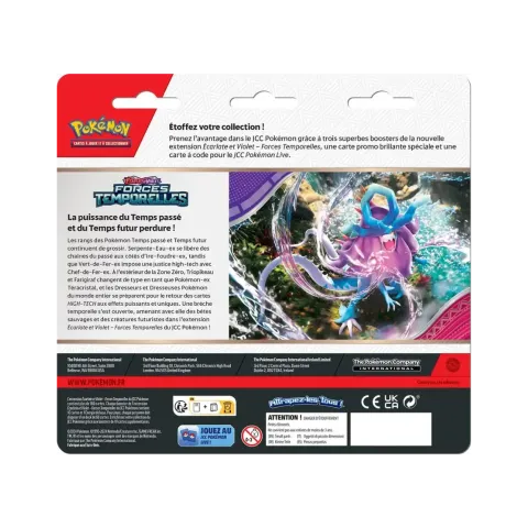 Tripack 3 boosters Écarlate et Violet : Forces Temporelles