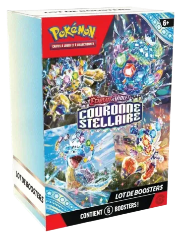Lot de 6 boosters (bundle) Écarlate et Violet : Couronne Stellaire