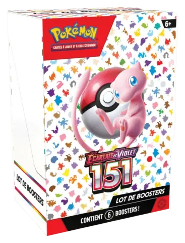 Lot de 6 boosters (bundle) Écarlate et Violet : 151