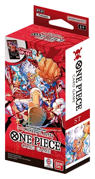 Deck pour débutant ST-31 Rouge Monkey D. Luffy