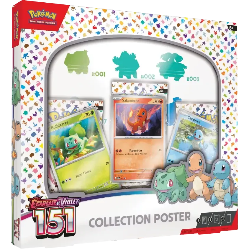 Coffret FR 3.5 Pokémon 151 Collection Poster