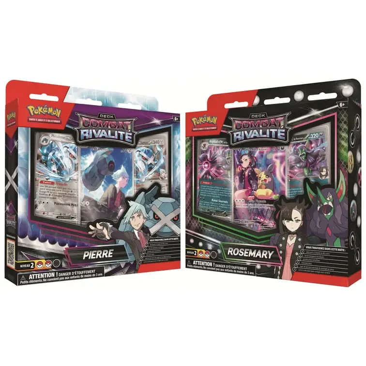 Deck Pokémon Combat Rivalité – Rosemary/Pierre - Aléatoire