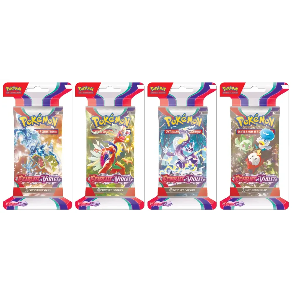 Booster sous blister Écarlate et Violet