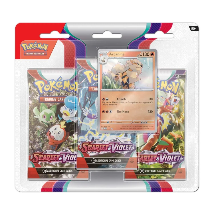 Tripack 3 boosters Écarlate et Violet