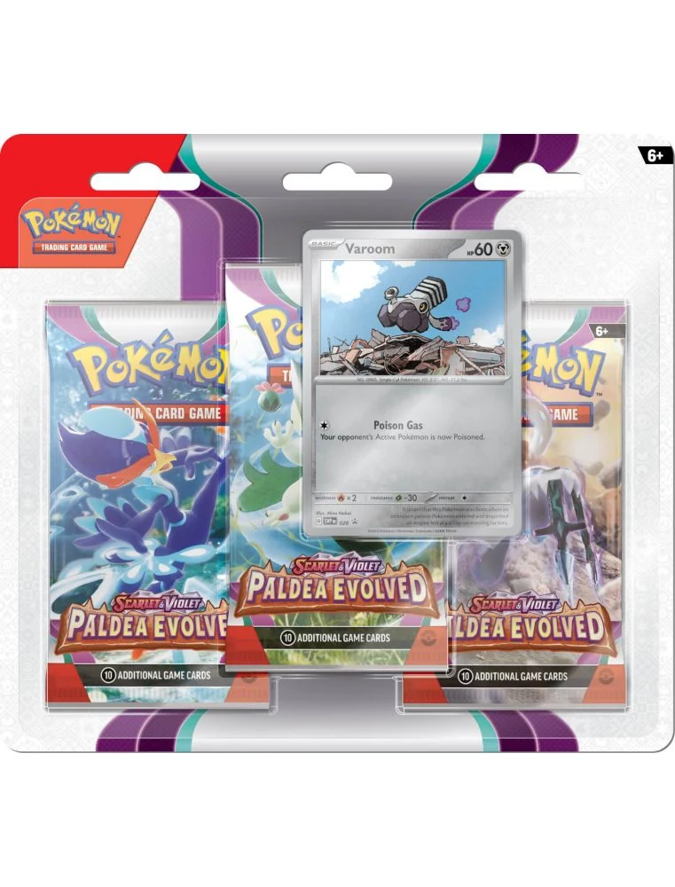 Tripack 3 boosters Écarlate et Violet : Évolutions à Paldea