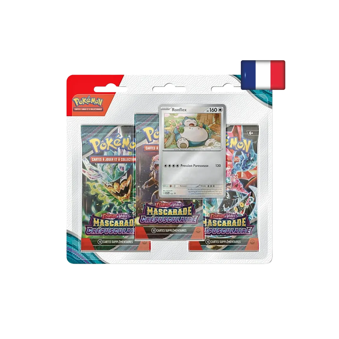 Tripack 3 boosters Écarlate et Violet : Mascarade Crépusculaire