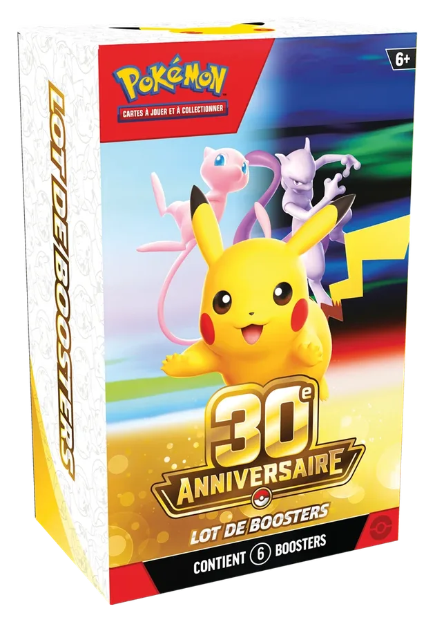 Lot de 6 boosters (bundle) 30e Anniversaire