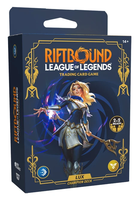 Deck de champion Riftbound Héritage Lux