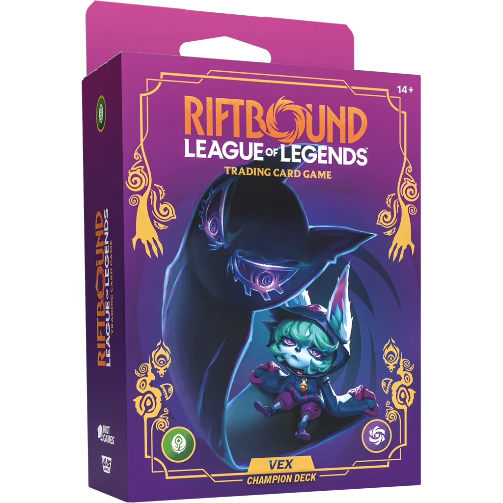 Deck de champion Riftbound Déchaînement Vex
